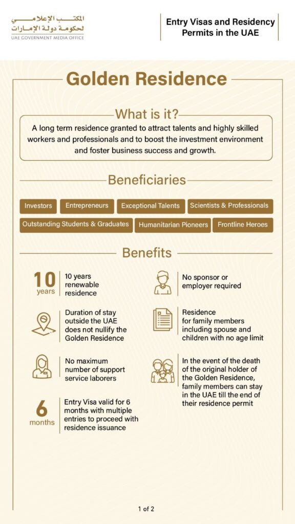 what is UAE golden visa